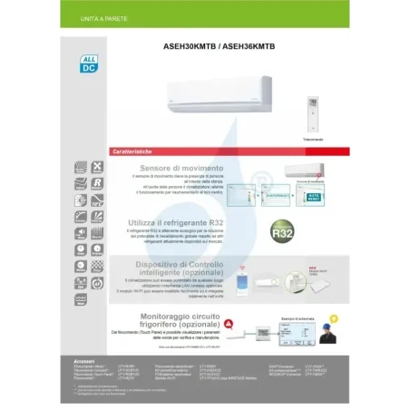 Fujitsu Mono Split 36000 Btu ASEH36KMTB AOEH36KMTB 220v