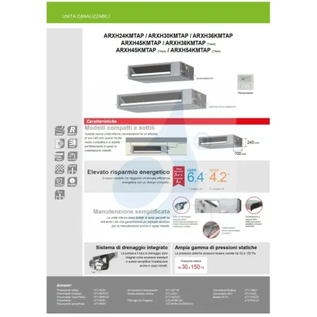 Fujitsu Mono Split 36000 Btu ARXH36KMTAP AOEG36KRTA 380v
