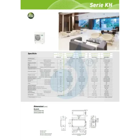 Fujitsu Mono Split 54000 Btu ARXG54KHTB AOEG54KRTA 380v