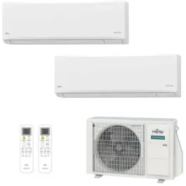 Klimaanlage Fujitsu Duo Split 7+12 KN AOEG14KBCA2 Wand WiFi