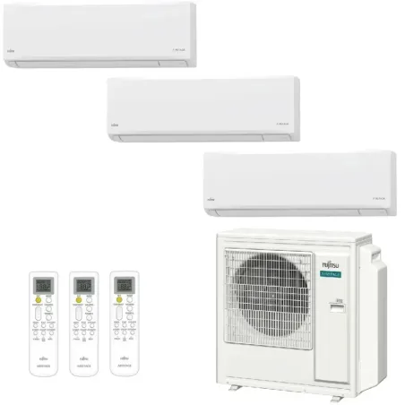 Klimaanlage Fujitsu Trio Split 12+12+12 KN WiFi AOEG36KBTA5
