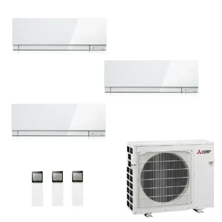 Klimageräte Mitsubishi Trio Split 5+5+7 Weiß MXZ-3F54VF4