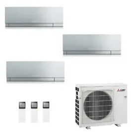 Klimageräte Mitsubishi Trio Split 7+9+9 Silbernen MXZ-3F68VF4