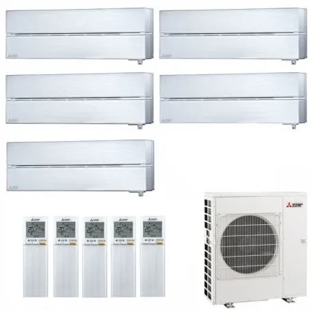 Mitsubishi Penta Split 9+9+9+9+9 Weiß Strahlend MXZ-5F102VF2