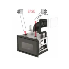 Pelletkamin MCZ 8,9 kW Vivo 90-9 Basic Comfort Air 9 5022004 4012007