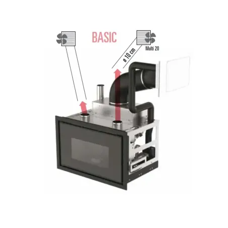 Pelletkamin MCZ 8,9 kW Vivo 90-9 Basic Comfort Air 9 5022004 4012007