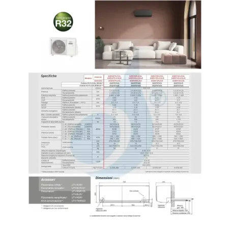 Fujitsu Mono Split 7000 Btu ASEH07KJCAL AOEH07KJCA Weiß