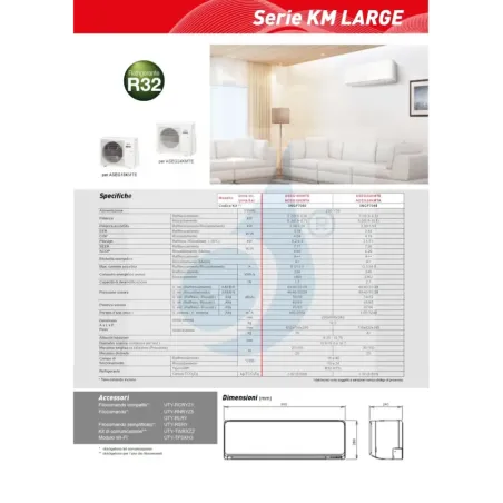 Fujitsu Mono Split 24000 Btu ASEG24KMTE AOEG24KMTA Weiß