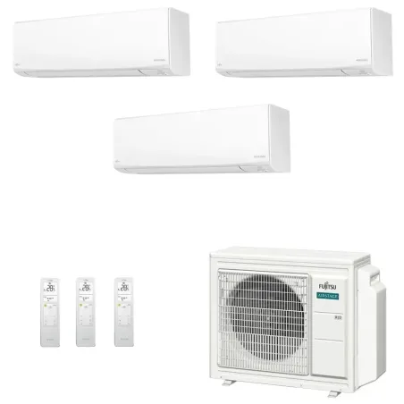 Klimaanlage Fujitsu Trio Split 7+9+15 KJ-W WiFi AOEG24KBCA3