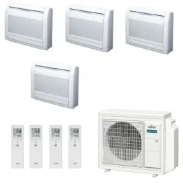 Klimaanlage Fujitsu Quadri Split 9+9+9+9 Fußboden KV AOEG30KBTA4