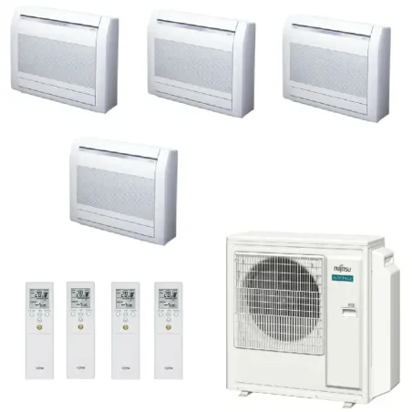 Fujitsu Quadri Split 9+12+12+12 Fußboden KV AOEG36KBTA5