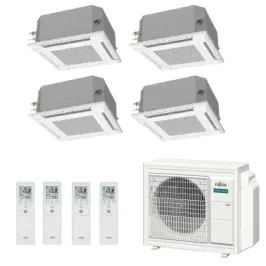Klimaanlage Fujitsu Quadri Split 7+7+7+7 Kassettengerät AOEG30KBTA4