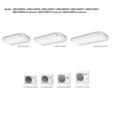 Fujitsu Mono Split 45000 Btu ABEG45KRTA AOEG45KBTB 220v