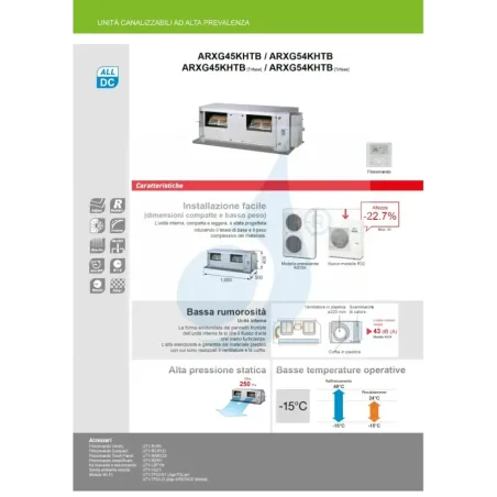 Fujitsu Mono Split 45000 Btu ARXG45KHTB AOEG45KRTA 380v