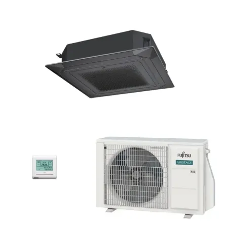 Fujitsu Mono Split 18000 Btu AUXG18KRLB AOEG18KATA 220v Schwarz