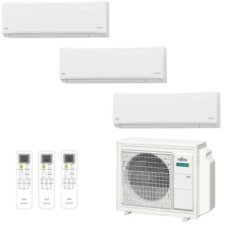 Klimaanlage Fujitsu Trio Split 7+9+9 KN WiFi AOEG18KBCA3