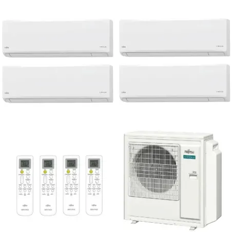 Fujitsu Quadri Split 9+9+9+12 KN WiFi AOEG36KBTA5 Weiß