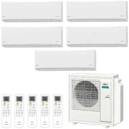 Klimaanlage Fujitsu Penta Split 7+7+7+7+12 KN AOEG36KBTA5