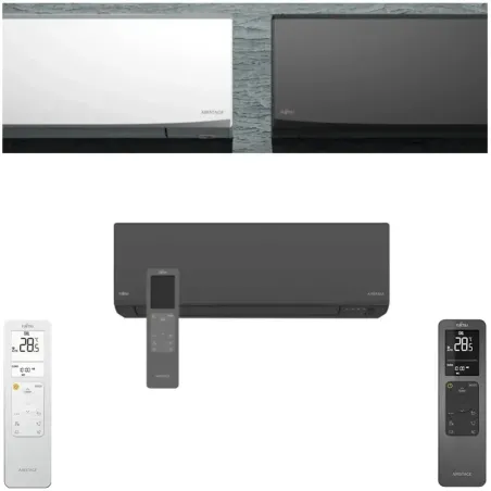 Fujitsu Quadri Split 12+12+12+15 KJ-B WiFi AOEG36KBTA5 Schwarz