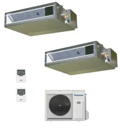 Klimaanlagen Panasonic Duo Split 9+12 Btu Ducted CU-2Z50TBE