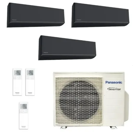 Klimaanlagen Panasonic Trio Split 7+7+15 Btu XZ-H Etherea CU-3Z52TBE