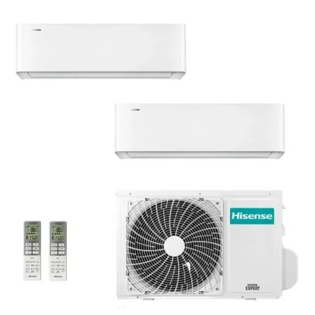 Klimaanlagen Hisense Duo Split 9+9 Btu Energy PRO X 2AMW42U4RGC