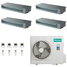 Klimaanlagen Hisense Quadri Split 9+9+12+12 Kanal 5AMW105U4RQC