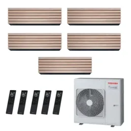 Toshiba Penta Split 9+9+9+9+9 Btu Daiseikai 10 WOOD RAS-5M34G3AVG-E1