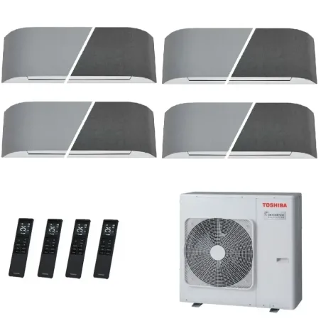 Toshiba Quadri Split 9+9+9+15 Btu Haori RAS-4M27G3AVG-E