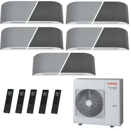 Toshiba Penta Split 9+9+9+12+12 Btu Haori RAS-5M34G3AVG-E1