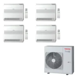 Toshiba Quadri Split 7+7+7+9 Btu Console RAS-4M27G3AVG-E