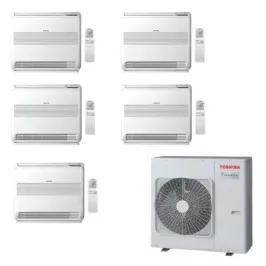 Toshiba Penta Split 12+12+12+12+12 Btu Console RAS-5M34G3AVG-E1