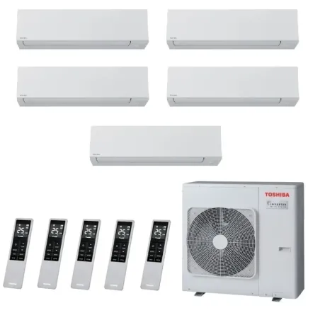 Toshiba Penta Split 9+9+9+9+9 Btu Shorai Edge RAS-5M34G3AVG-E1