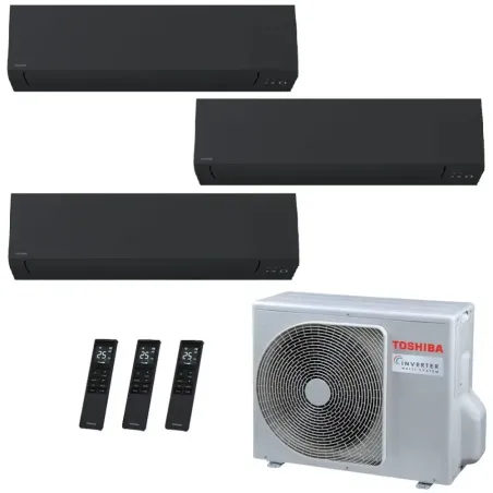 Toshiba Trio Split 5+5+12 Btu Shorai Edge RAS-3M18G3AVG-E