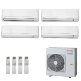 Toshiba Quadri Split 9+9+9+15 Btu Seiya Smart RAS-4M27G3AVG-E