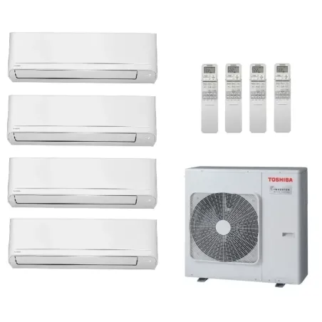 Toshiba Quadri Split 9+9+9+24 Btu Seiya Classic RAS-4M27G3AVG-E