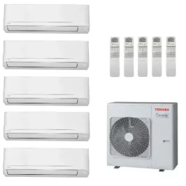 Toshiba Penta Split 12+12+12+12+12 Btu Seiya Classic RAS-5M34G3AVG-E1
