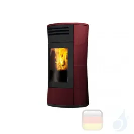 Edilkamin Pelletofen Cherie Up 11.2 kW Ductable Bordeaux Beschichtungstyp keramic A+ EdilK-805650