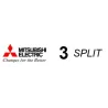 Trio Split Klimageräte Mitsubishi Electric