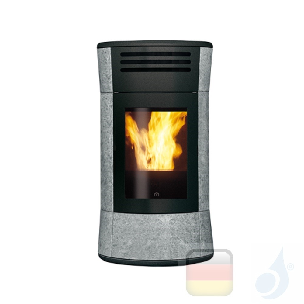 Pelletofen Edilkamin 11.2 kW Cherie Up naturstein Stein