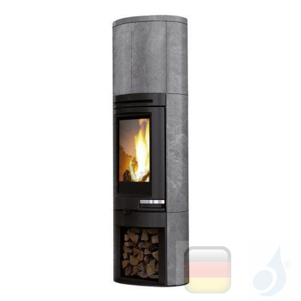 Edilkamin 8.0 kW Tally 8 s wood-burning stove, natural stone