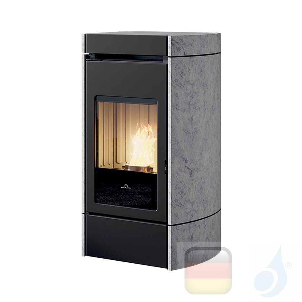 Edilkamin 9.2 kW Yana Plus pellet stove, natural stone