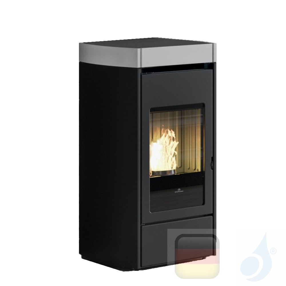 Edilkamin 7.9 kW Lena ceramic white pellet stove