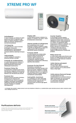 Midea Trio Split 9+12+12 Btu Xtreme Pro WF M3OA-27HFN8-Q