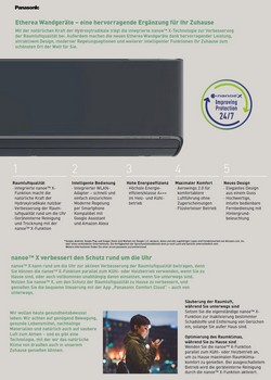 Klimaanlagen Panasonic Mono Split 4.2 kW CS-XZ42ZKEW-H CU-Z42ZKE